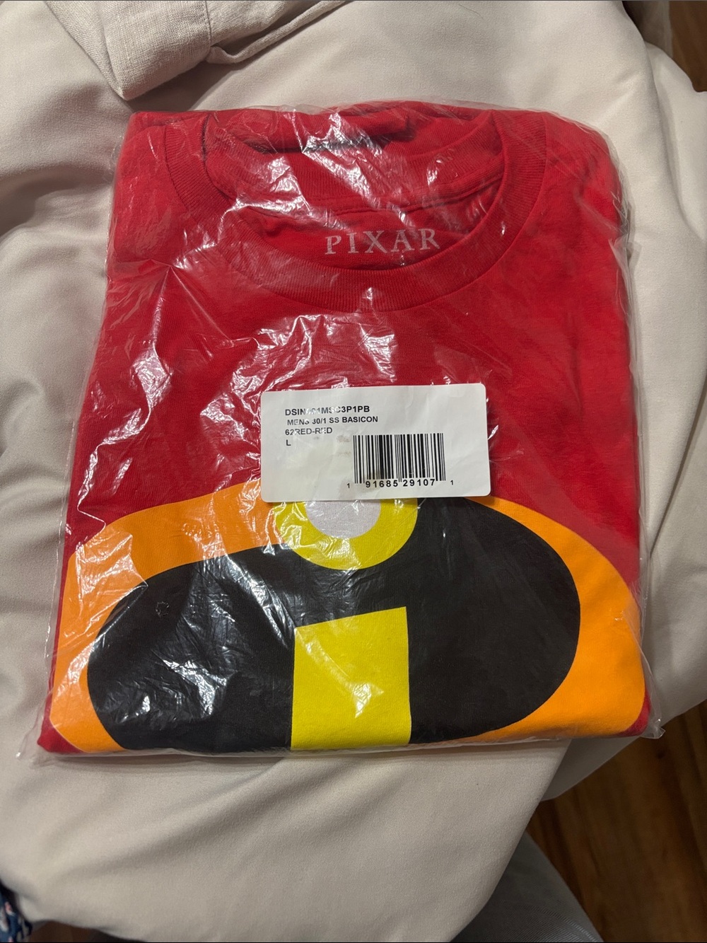 Pixar The Incredibles Red Logo Tee